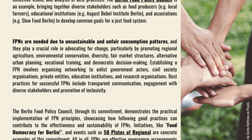 Food Policy Networks Help Build Sustainable Urban Food Systems
