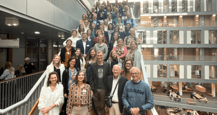 The image shows the members of the FoodCLIC project consortium who participated at the kick-off meeting at Amsterdam University.