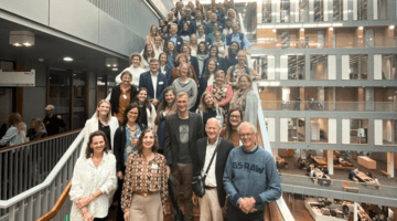The image shows the members of the FoodCLIC project consortium who participated at the kick-off meeting at Amsterdam University.