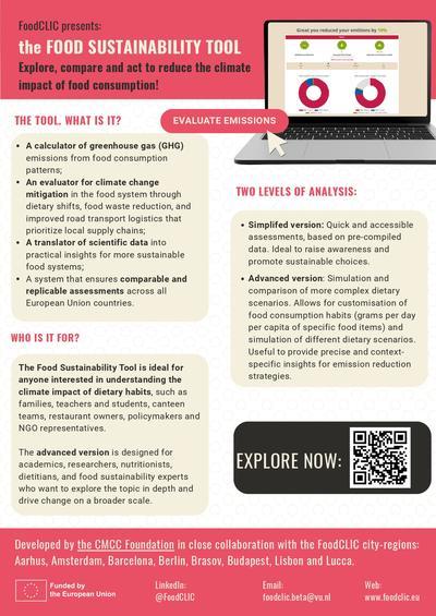 Food Sustainability Tool